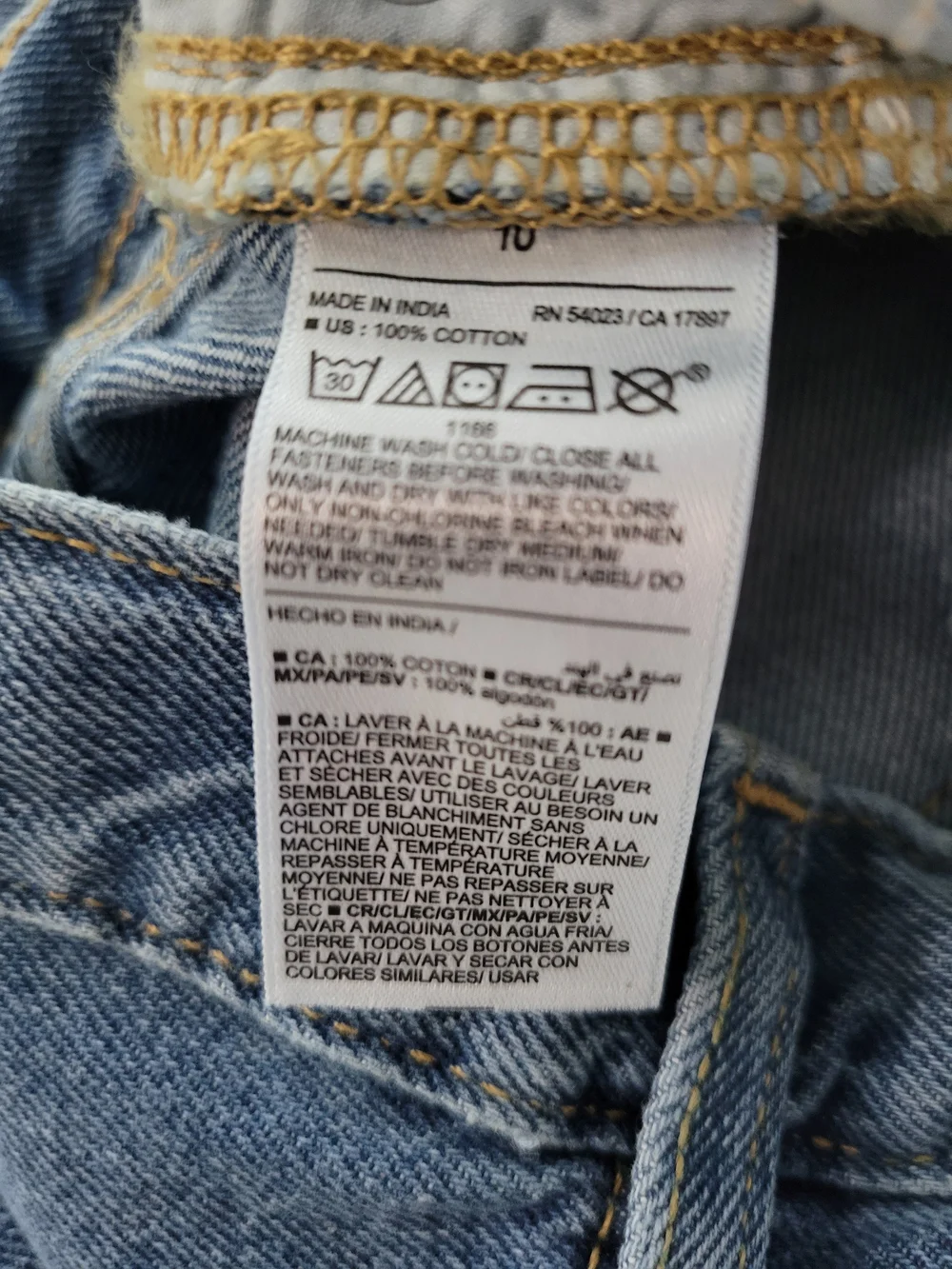 Old Navy Boy's Baggy Jeans - Light Blue